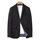Blazer Plus Size Poliéster para Hombre Marco Stefano Romano®