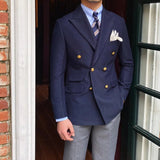 Blazer Slim Cruzado para Hombre Marco Stefano Romano®