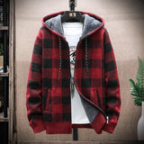 Sudadera a Cuadros con Capucha para Hombre Marco Stefano Romano®