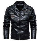 Chamarra de Cuero Motociclista para Hombre Stefano Romano®