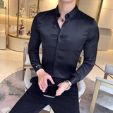 Camisa de Vestir Slim para Hombre Elegance Stefano Romano®