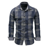Camisa de Vestir a Cuadros para Hombre Stefano Romano®
