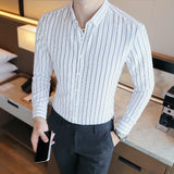 Camisa de Vestir Sport Fino Moderno Poliéster para Hombre Alessandro Stefano Romano®