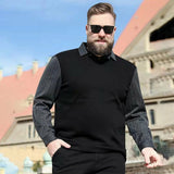 Camisa de Manga Larga Plus Size para Hombre Stefano Romano®
