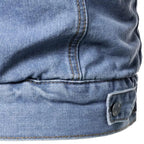 Chamarra de Mezclilla con Forro de Lana Cuello Polo para Hombre Marco Stefano Romano®