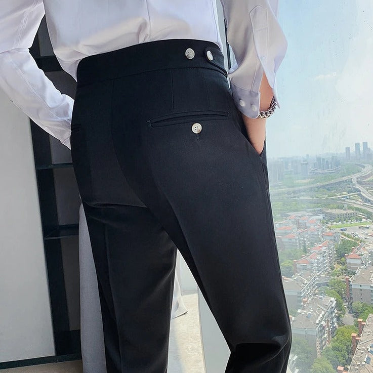 Pantalón de Vestir Slim Fit Gurkha para Hombre Leonardo Stefano Romano®