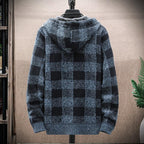 Sudadera a Cuadros con Capucha para Hombre Marco Stefano Romano®