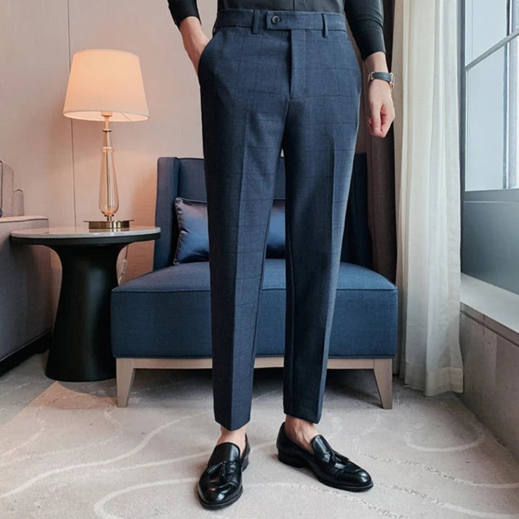 Pantalón de Vestir Slim Fit Gurkha para Hombre Alessandro Stefano Romano®