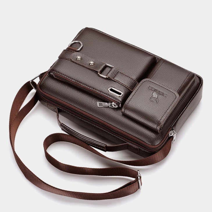 Bolsa de Cuero Luxury para Hombre Stefano Romano®