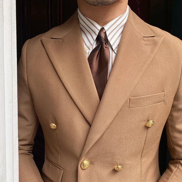 Blazer Slim Cruzado para Hombre Marco Stefano Romano®