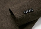 Abrigo de Lana de Diseñador Slim Fit para Hombre Luca Stefano Romano®