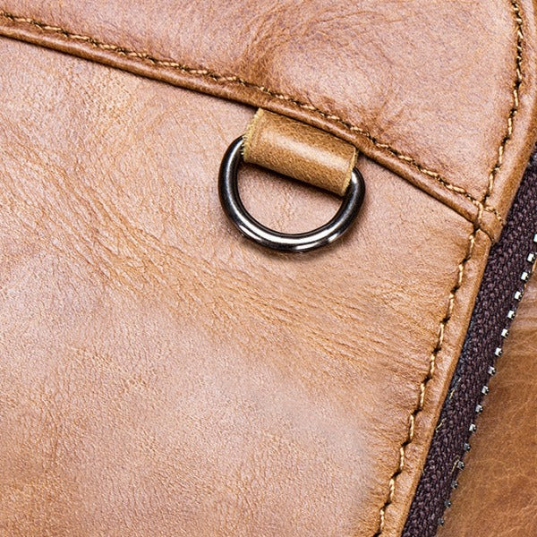 Bolsa Pequeña de Cuero Genuino para Hombre Marco Stefano Romano®