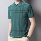 Playera Polo a Rayas para Hombre Stefano Romano®