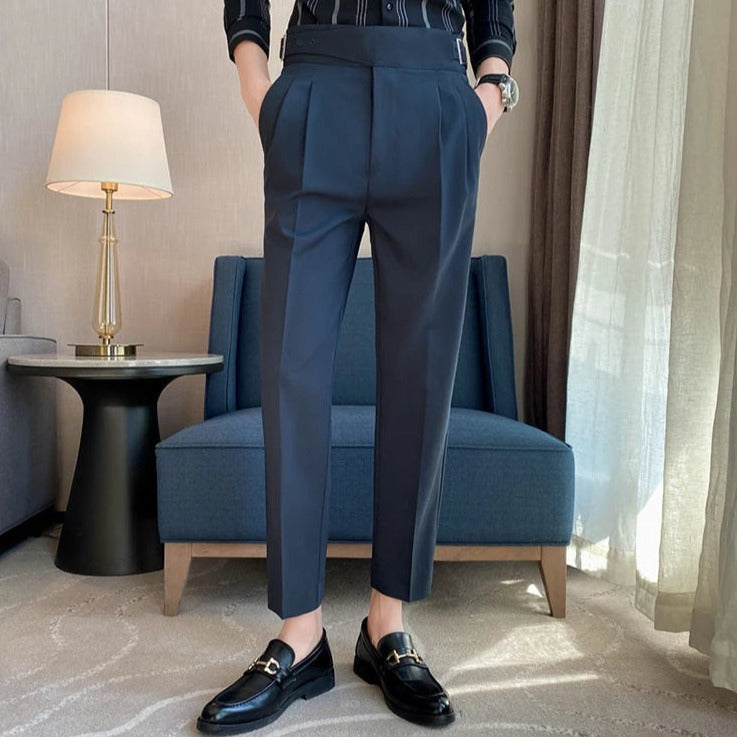 Pantalón de Vestir Slim Fit Gurkha para Hombre Lorenzo Stefano Romano®