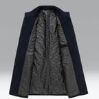 Abrigo Trench Coat Cuello Alto para Hombre Stefano Romano®