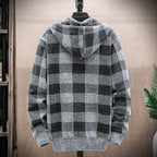 Sudadera a Cuadros con Capucha para Hombre Marco Stefano Romano®