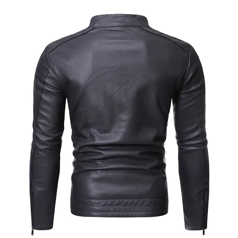 Chamarra de Cuero para Hombre Matteo Stefano Romano®