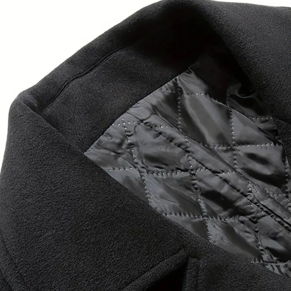 Abrigo Cruzado Corte Regular para Hombre Alessandro Stefano Romano®