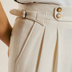 Pantalón de Sastre Poliéster para Hombre Stefano Romano®