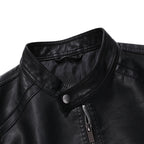 Chamarra de Cuero Classic para Hombre Stefano Romano®