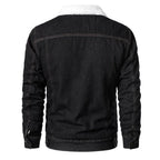 Chamarra de Mezclilla con Forro de Lana Cuello Polo para Hombre Marco Stefano Romano®
