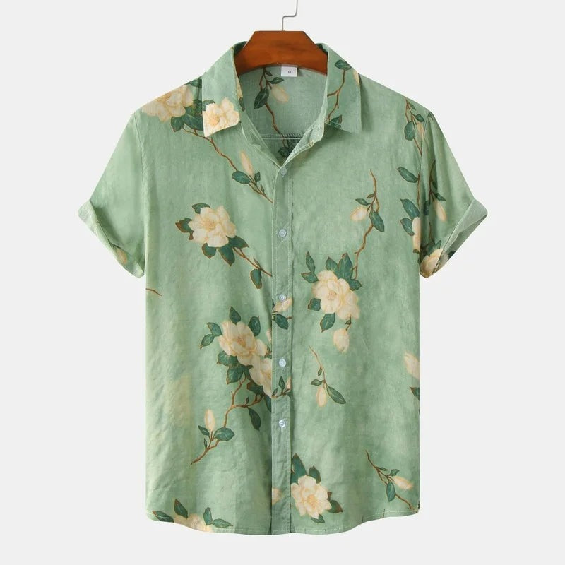 Camisa Estampada para Hombre Floral Stefano Romano®