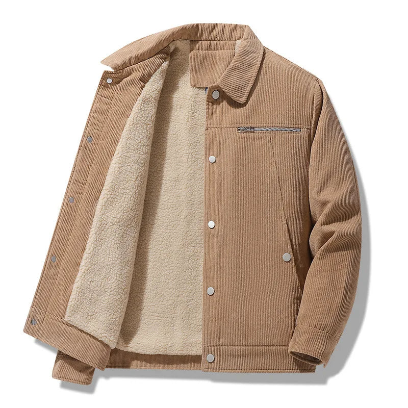 Chamarra Casual Cuello Polo Corte Regular para Hombre Alessandro Stefano Romano®