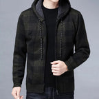 Sudadera a Cuadros con Capucha para Hombre Alessandro Stefano Romano®