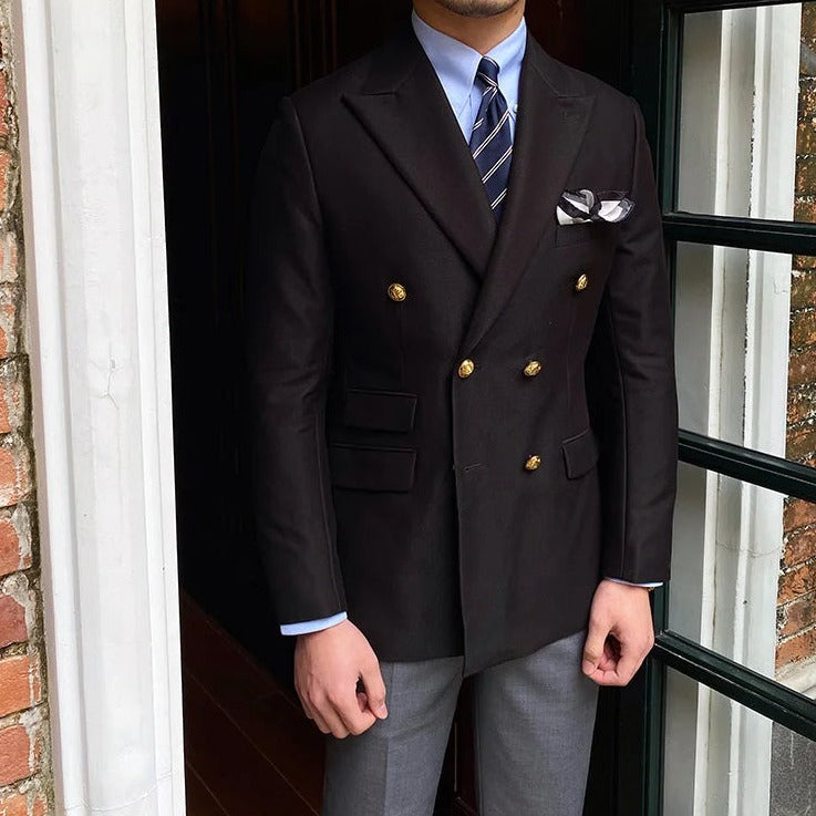 Blazer Slim Cruzado para Hombre Marco Stefano Romano®