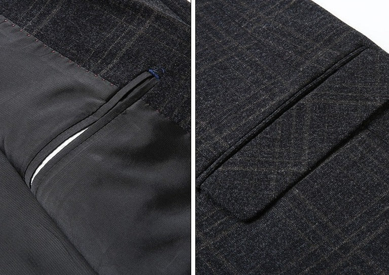 Blazer Plus Size Diseñador Poliéster para Hombre Marco Stefano Romano®
