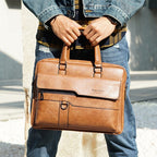 Bolsa de Cuero Genuino para Hombre Stefano Romano®