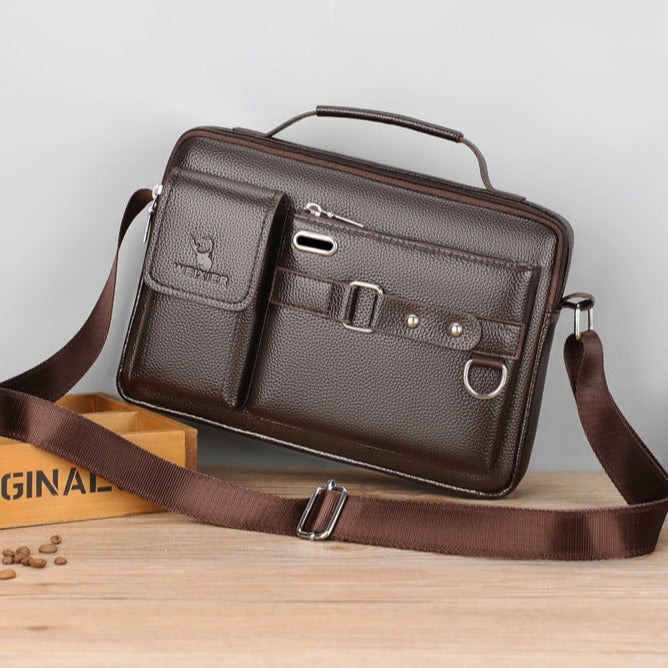Bolsa de Cuero Luxury para Hombre Stefano Romano®