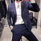 Blazer Sport Fino Moderno para Hombre de Doble Botonadura Stefano Romano®