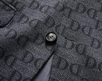 Blazer Plus Size Diseñador Poliéster para Hombre Enzo Stefano Romano®