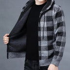 Sudadera a Cuadros con Capucha para Hombre Alessandro Stefano Romano®