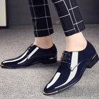 Zapato de Cuero Charolado para Hombre Luca Stefano Romano®