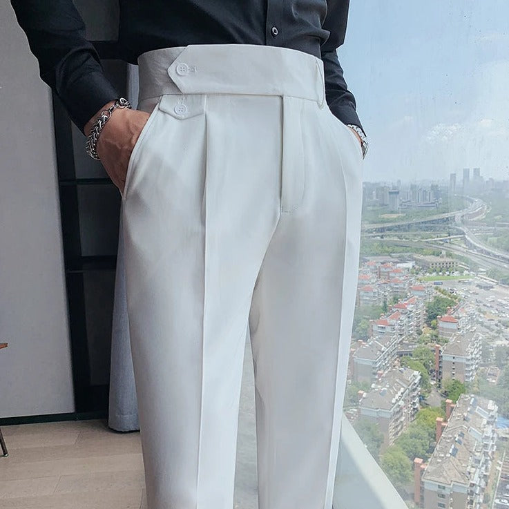 Pantalón de Vestir Slim Fit Gurkha para Hombre Enzo Stefano Romano®