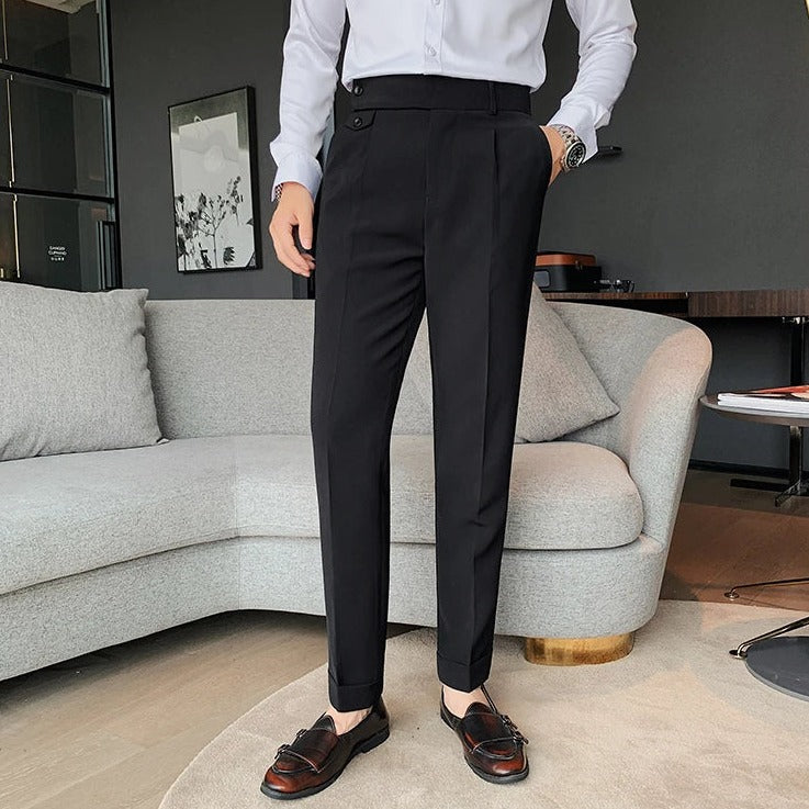 Pantalón de Vestir Slim Fit Gurkha para Hombre Enzo Stefano Romano®
