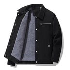 Chamarra Casual Cuello Polo Corte Regular para Hombre Alessandro Stefano Romano®