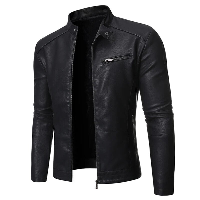 Chamarra de Cuero para Hombre Matteo Stefano Romano®