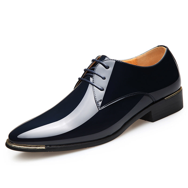 Zapato de Cuero Charolado para Hombre Luca Stefano Romano®