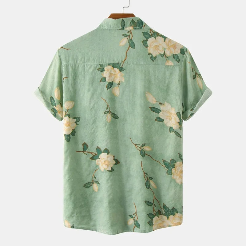 Camisa Estampada para Hombre Floral Stefano Romano®