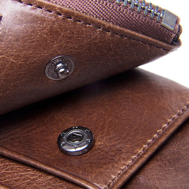 Cartera de Cuero Genuino para Hombre Marco Stefano Romano®