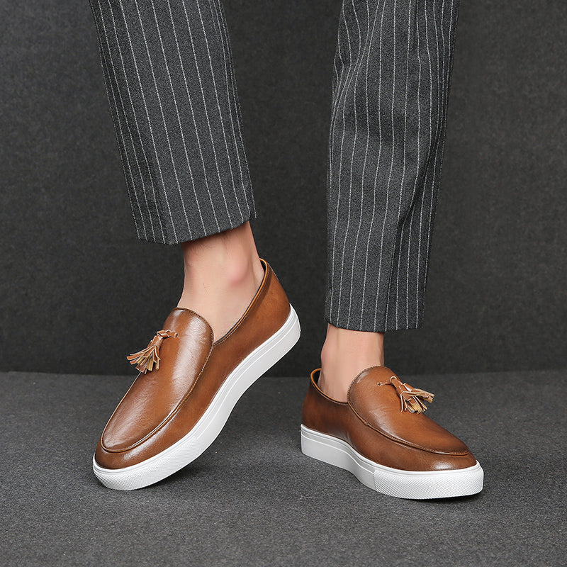 Zapato Mocasín de Cuero para Hombre Fèvre Stefano Romano®