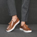 Zapato Mocasín de Cuero para Hombre Fèvre Stefano Romano®