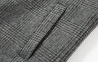 Abrigo a Cuadros Corte Regular para Hombre Stefano Romano®
