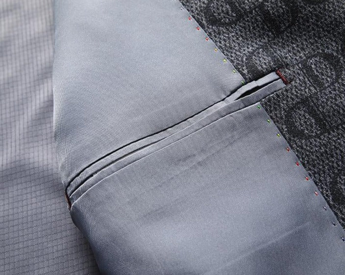 Blazer Plus Size Diseñador Poliéster para Hombre Enzo Stefano Romano®