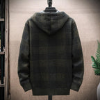 Sudadera a Cuadros con Capucha para Hombre Marco Stefano Romano®
