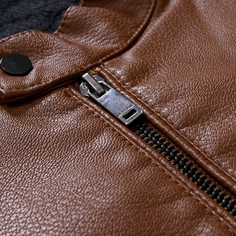 Chamarra de Cuero para Hombre Matteo Stefano Romano®