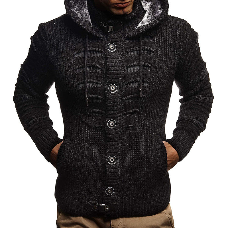 Sudadera con Capucha de Tricot para Hombre Stefano Romano®